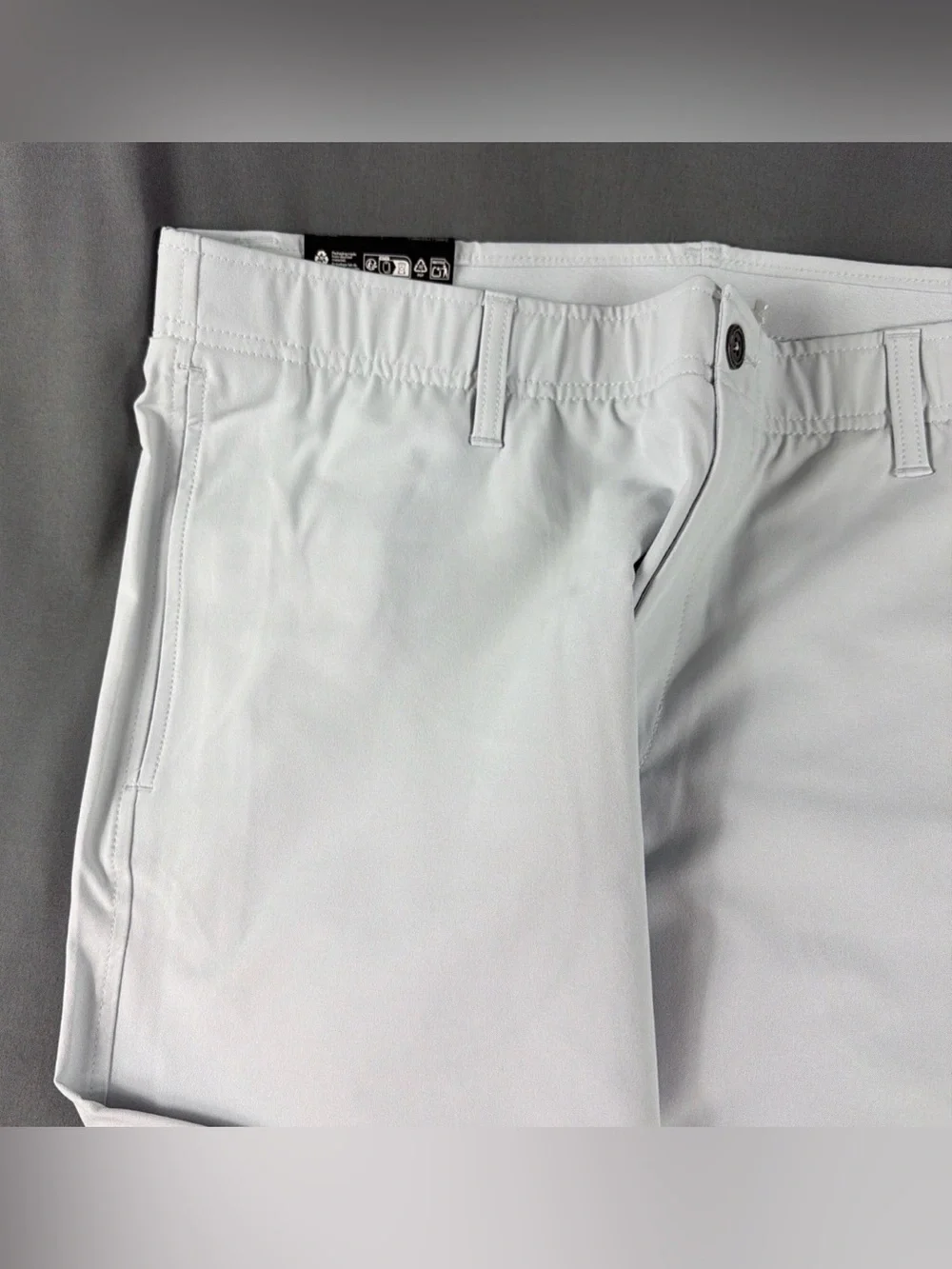 Under Armour Golf Pants Tapered 38 x 36 Halo Gray Polyester Spandex MSRP $80